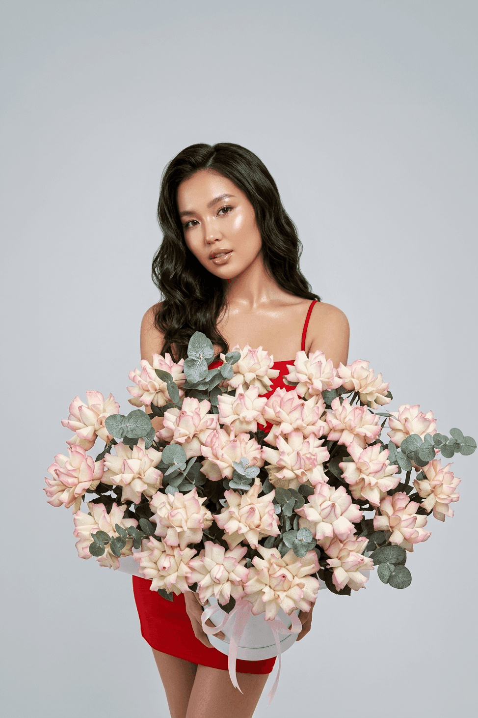 Композиция из французской розы (L)