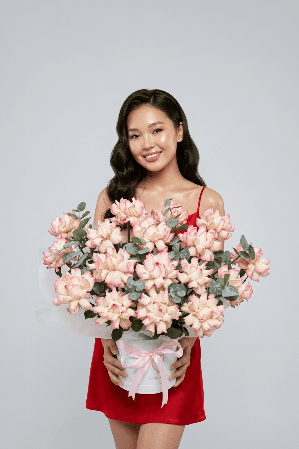 Композиция из французской розы (M)